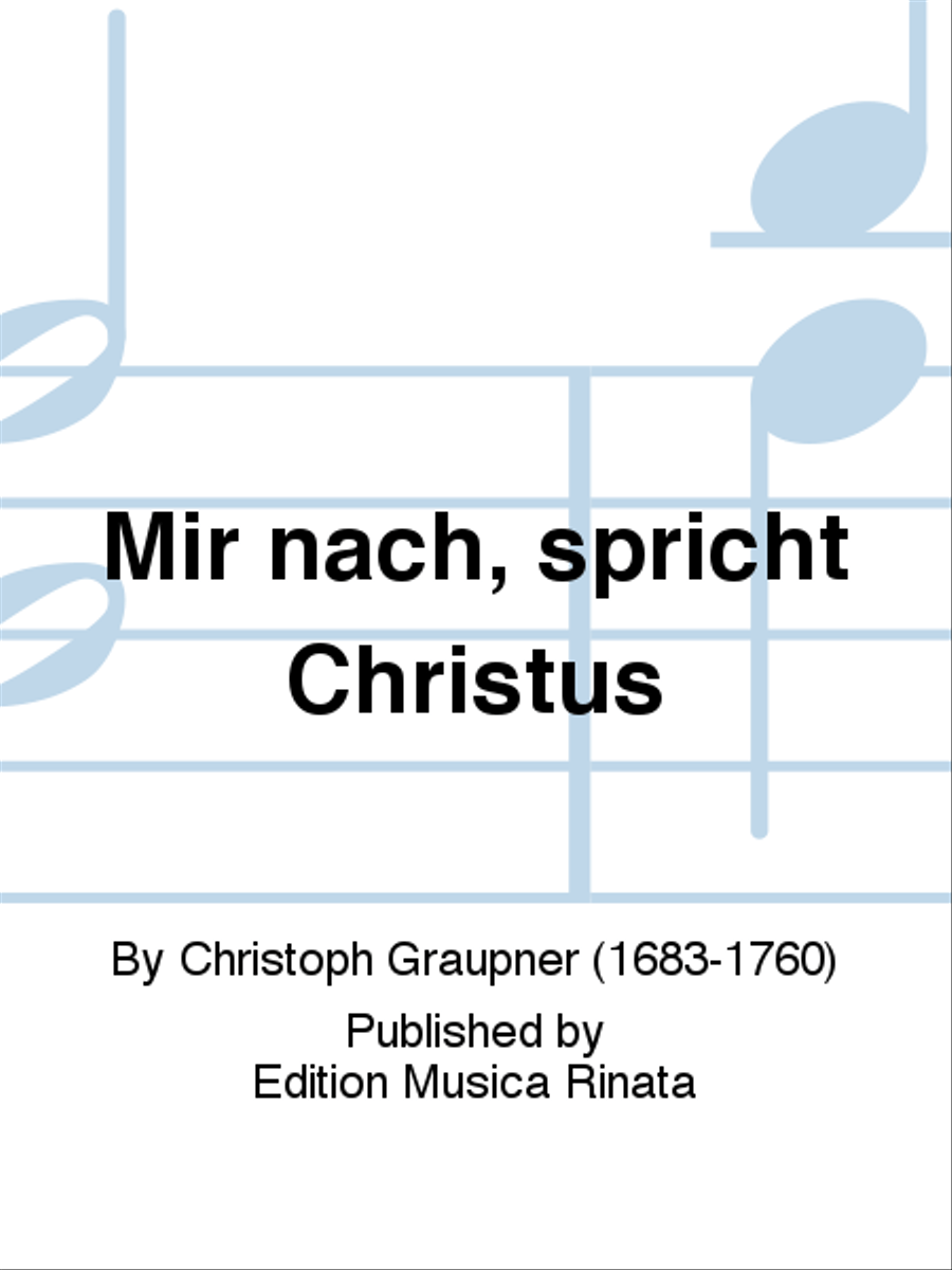 Mir nach, spricht Christus 4-Part scores gallery preview page 1