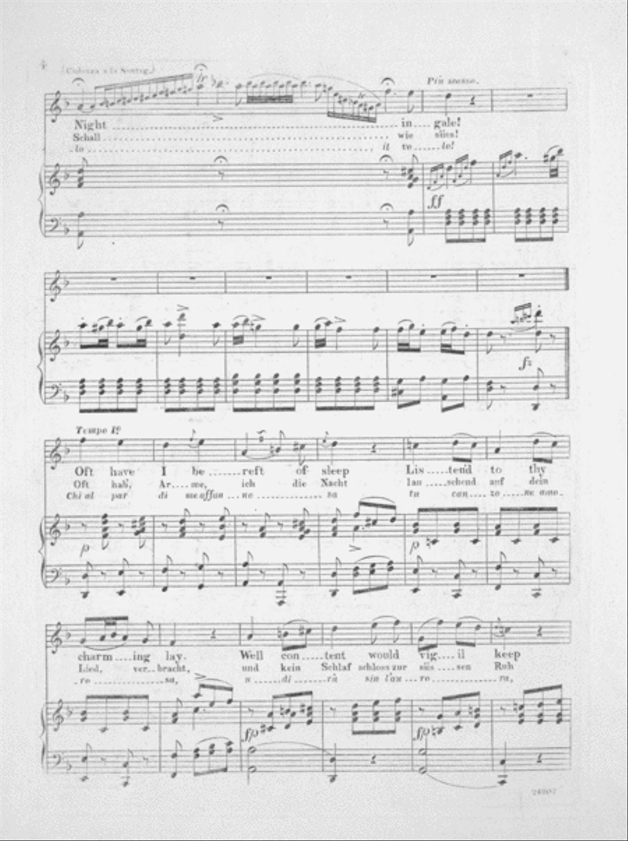 Russian Song. The Nightingale Voice scores gallery preview page 4