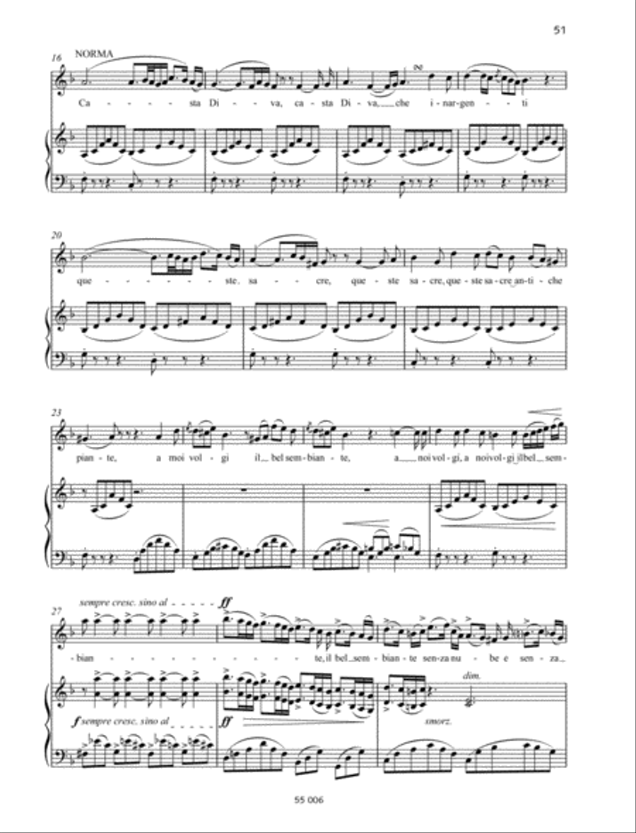Casta Diva Soprano Voice scores gallery preview page 2