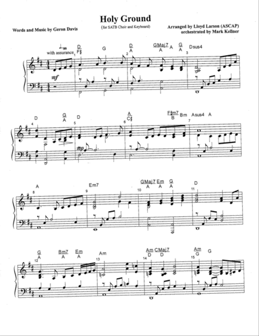 Holy Ground 4-Part scores gallery preview page 17