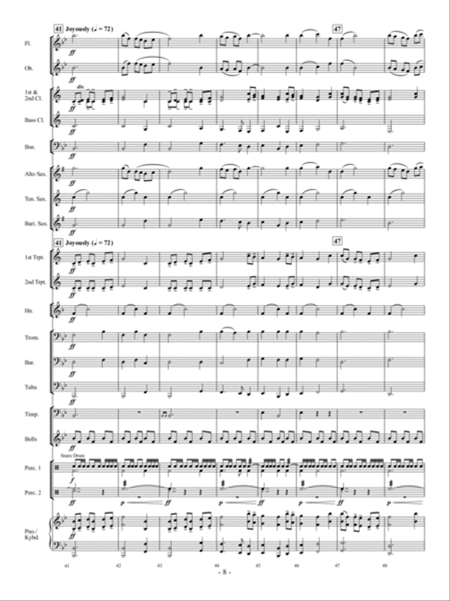 Prelude on a German Hymnsong Concert Band scores gallery preview page 7