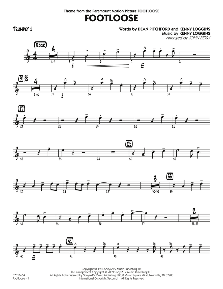 Footloose - Trumpet 1
