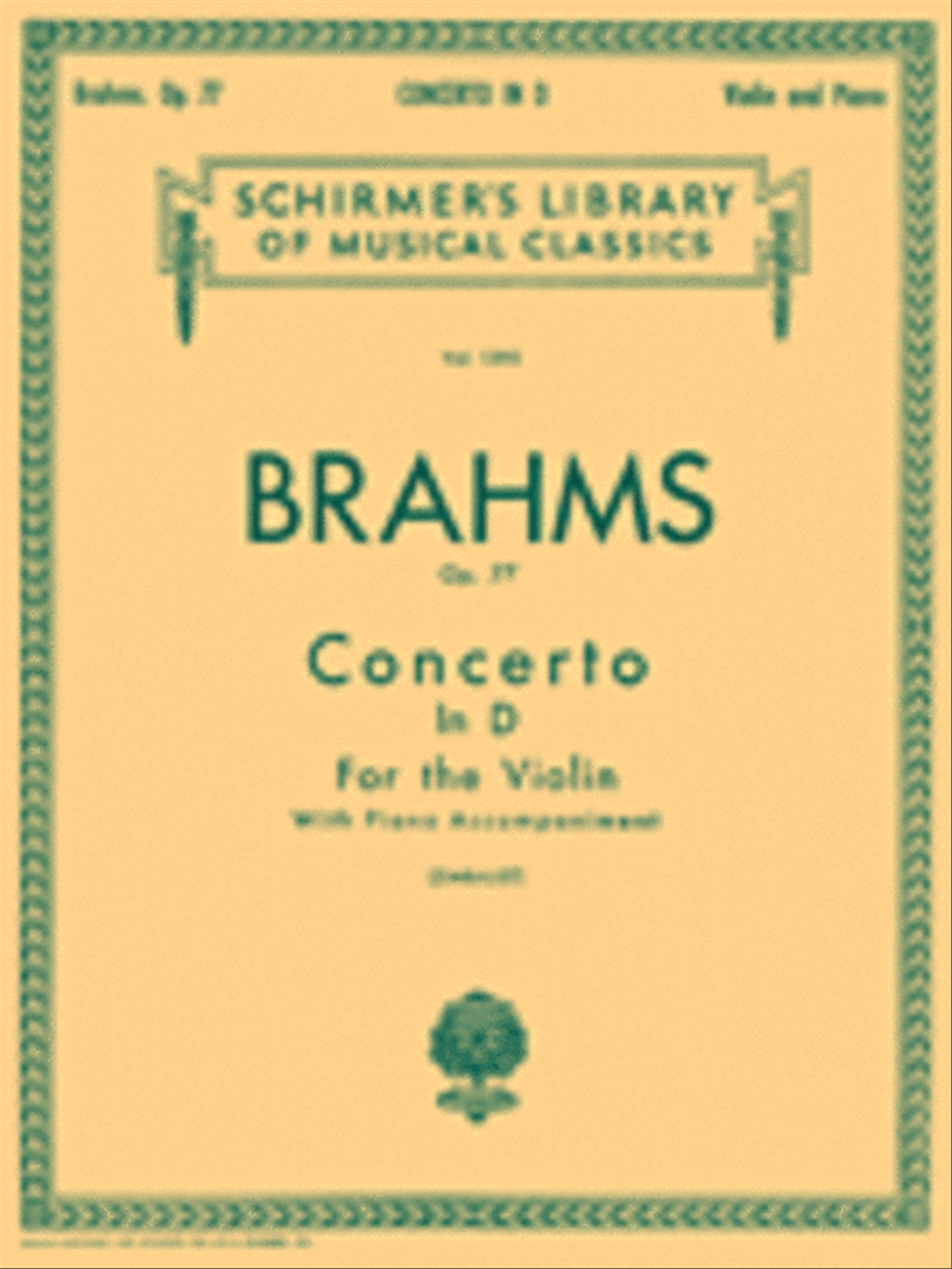 Concerto in D, Op. 77 Concerto in D, Op. 77 Violin Solo scores gallery preview page 1