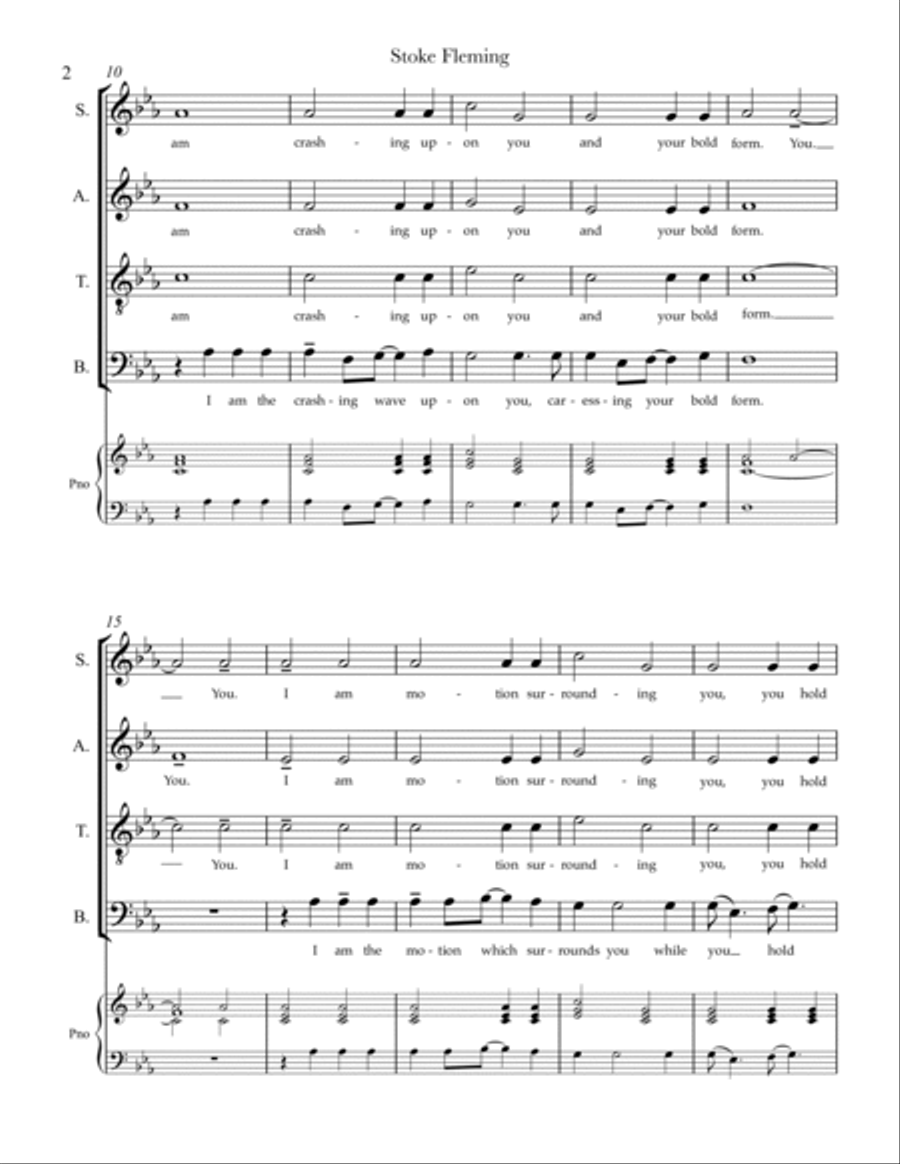 Stoke Fleming 4-Part scores gallery preview page 4