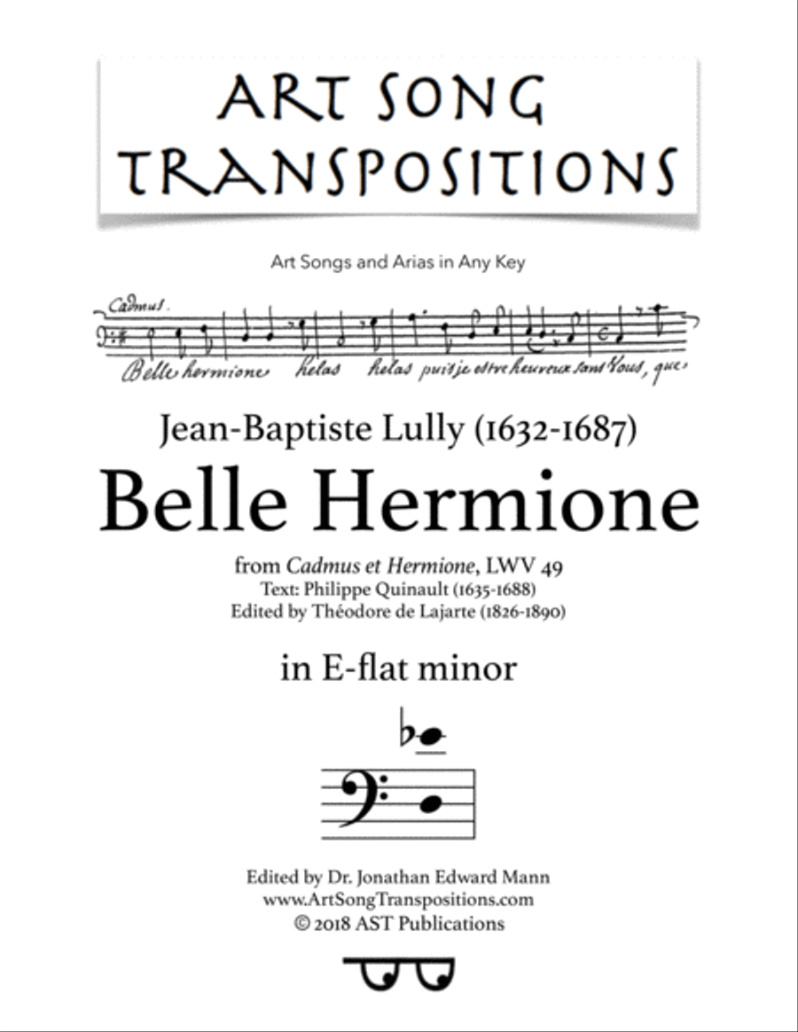 Belle Hermione (E-flat minor)