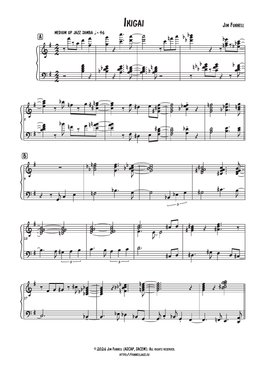 Ikigai Piano Method scores gallery preview page 1