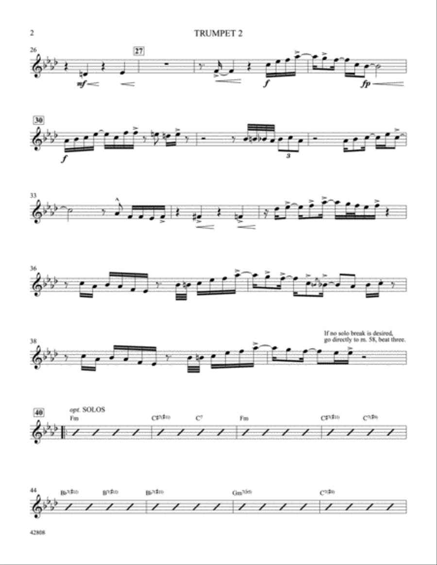Summertime: Trumpet 2 Summertime: Trumpet 2 Trumpet scores gallery preview page 2