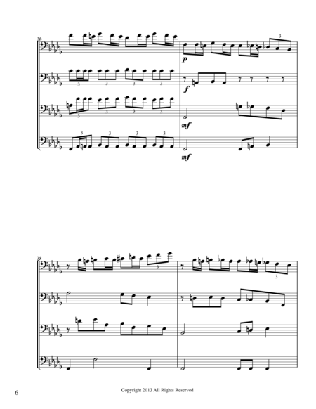 March Slave Trombone Quartet image number null