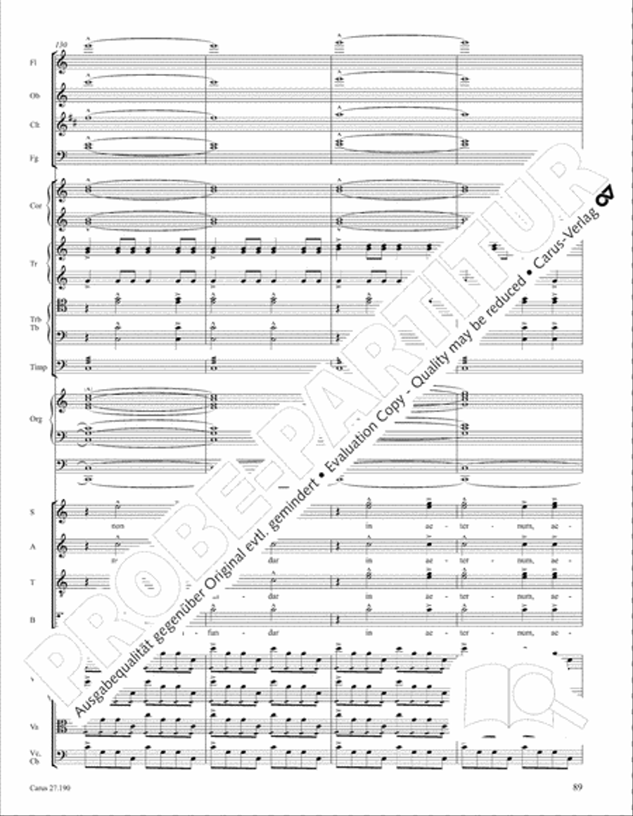 Te Deum Te Deum 4-Part scores gallery preview page 96