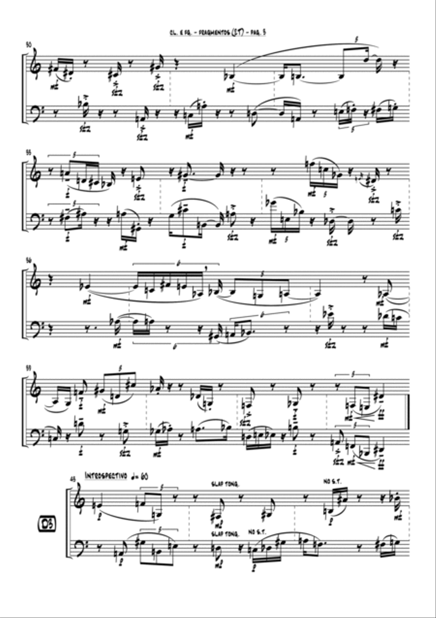 Fragmentos (2t) Woodwind Duet scores gallery preview page 3