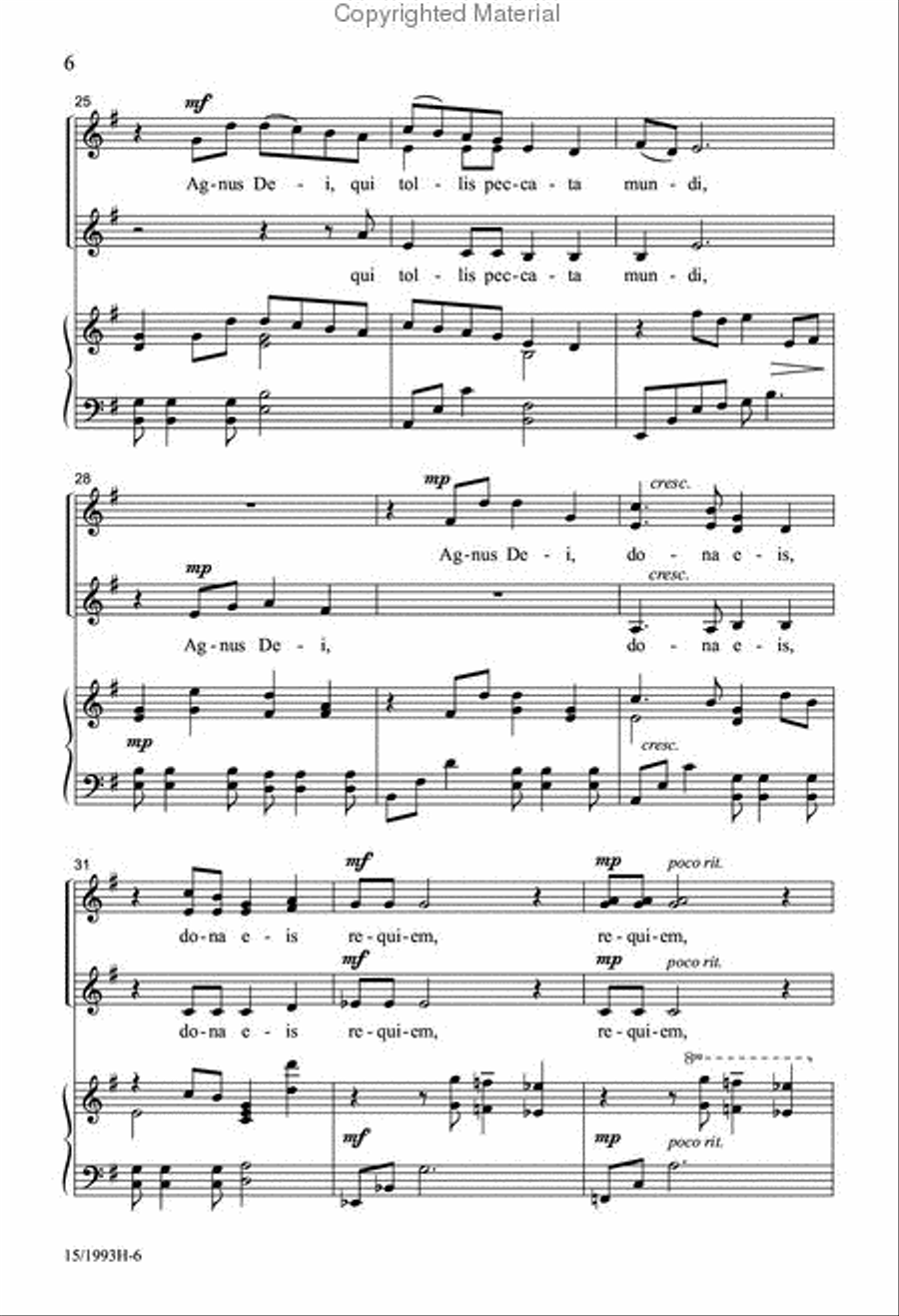 Pié Jesu Pié Jesu SSA scores gallery preview page 5
