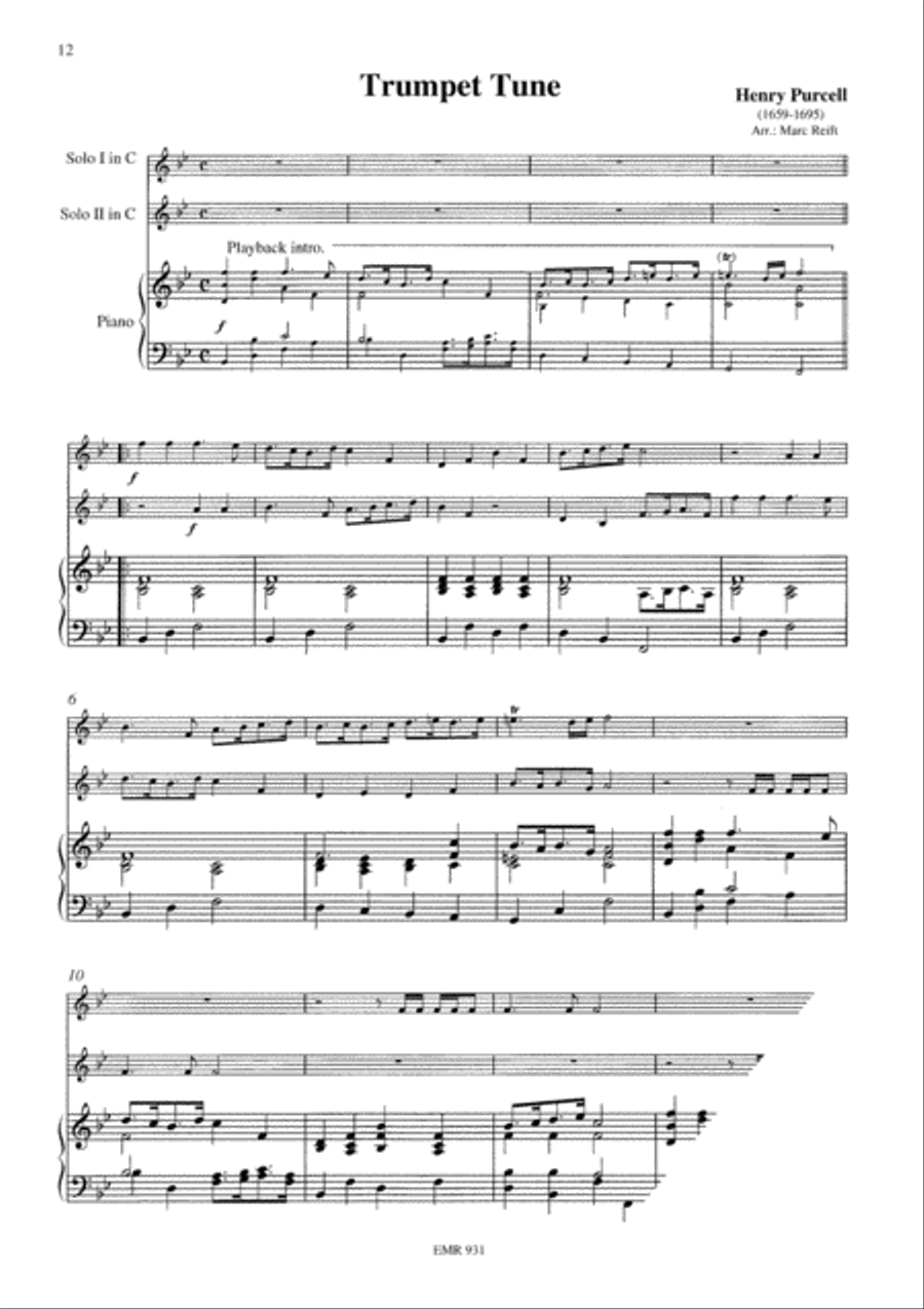 Wedding Music Brass Ensemble scores gallery preview page 6