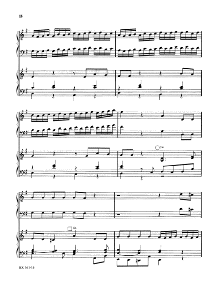 Festival Of Carols For Organ and Piano Vol 2 Organ scores gallery preview page 10