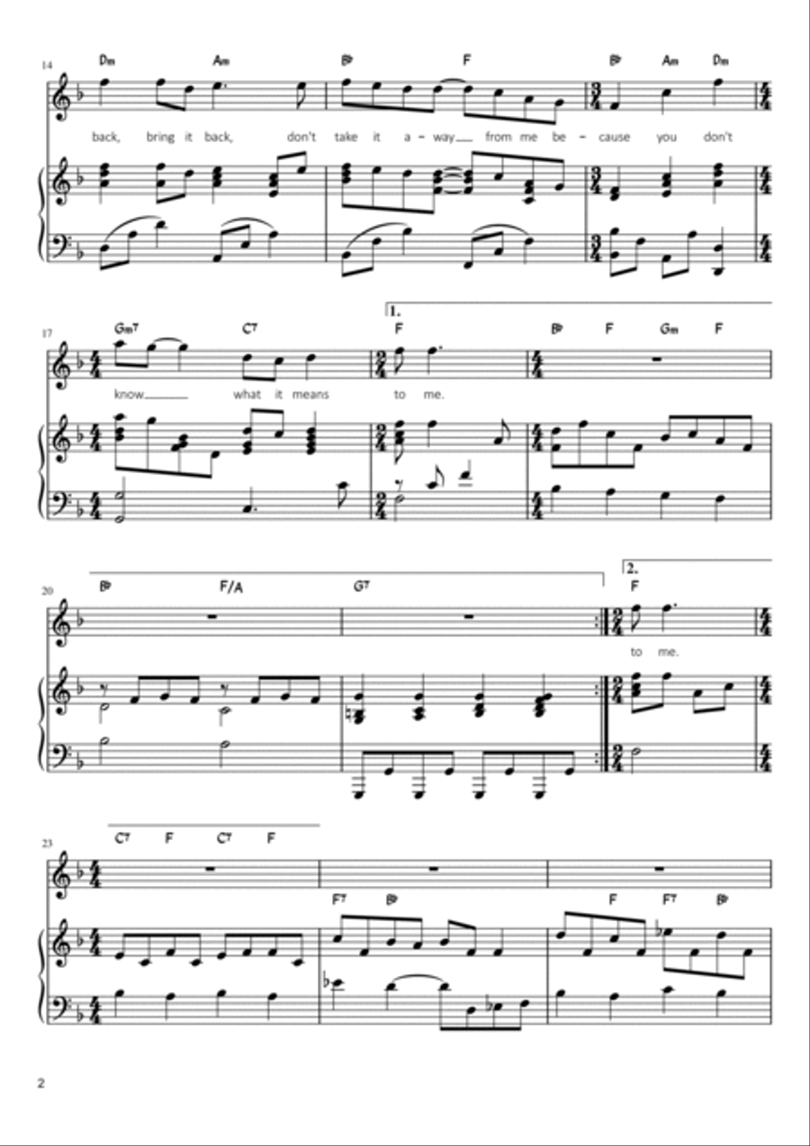 Love Of My Life Voice scores gallery preview page 2
