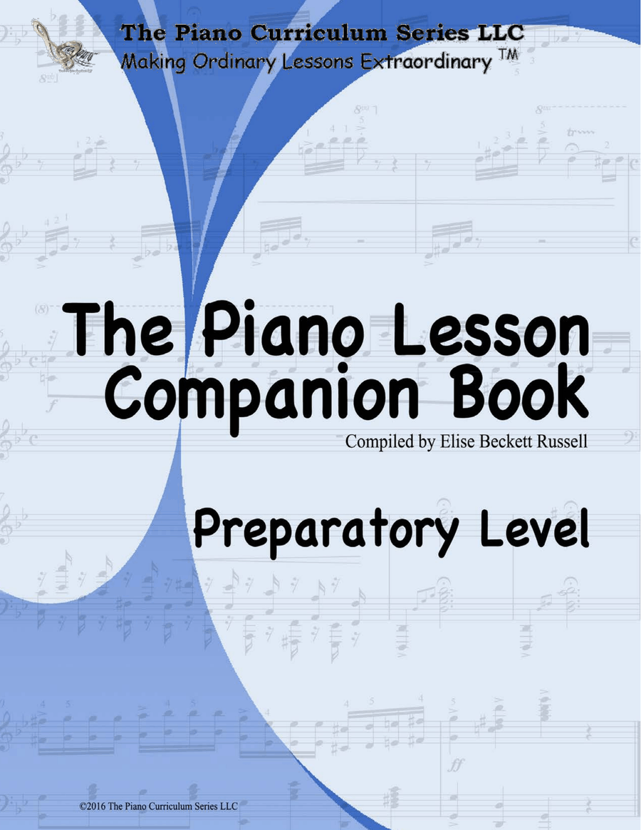 The Piano Lesson Companion Book-Preparatory Level Piano Method scores gallery preview page 1