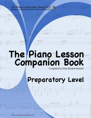 The Piano Lesson Companion Book-Preparatory Level