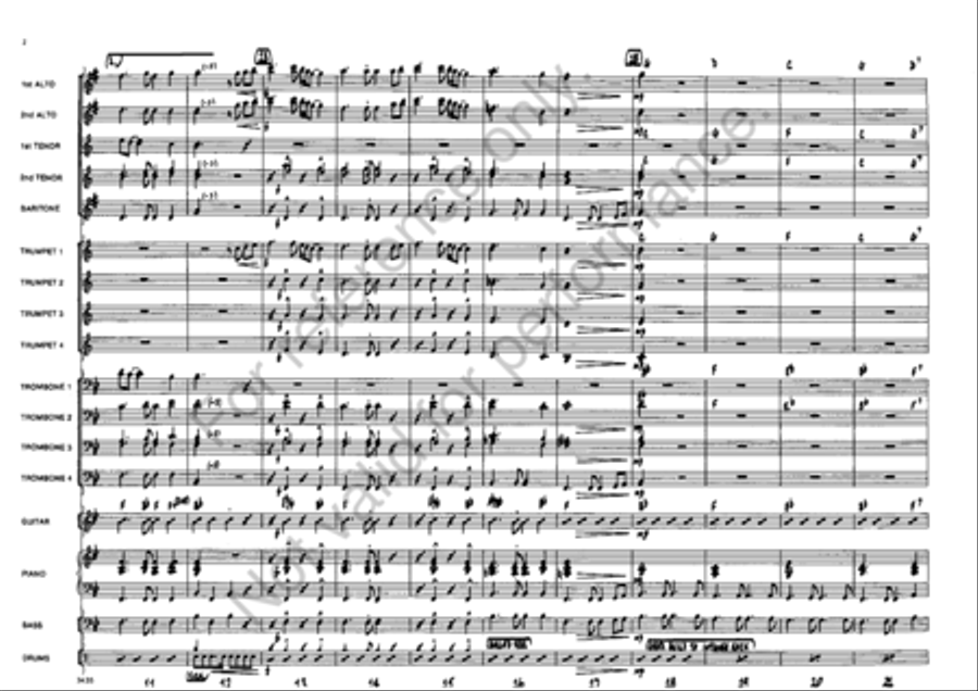 Sayin' Goodbye Jazz Ensemble scores gallery preview page 3