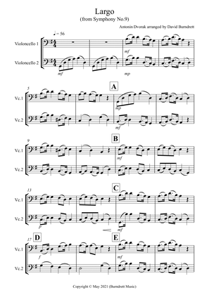 Largo (from the New World) for Cello Duet