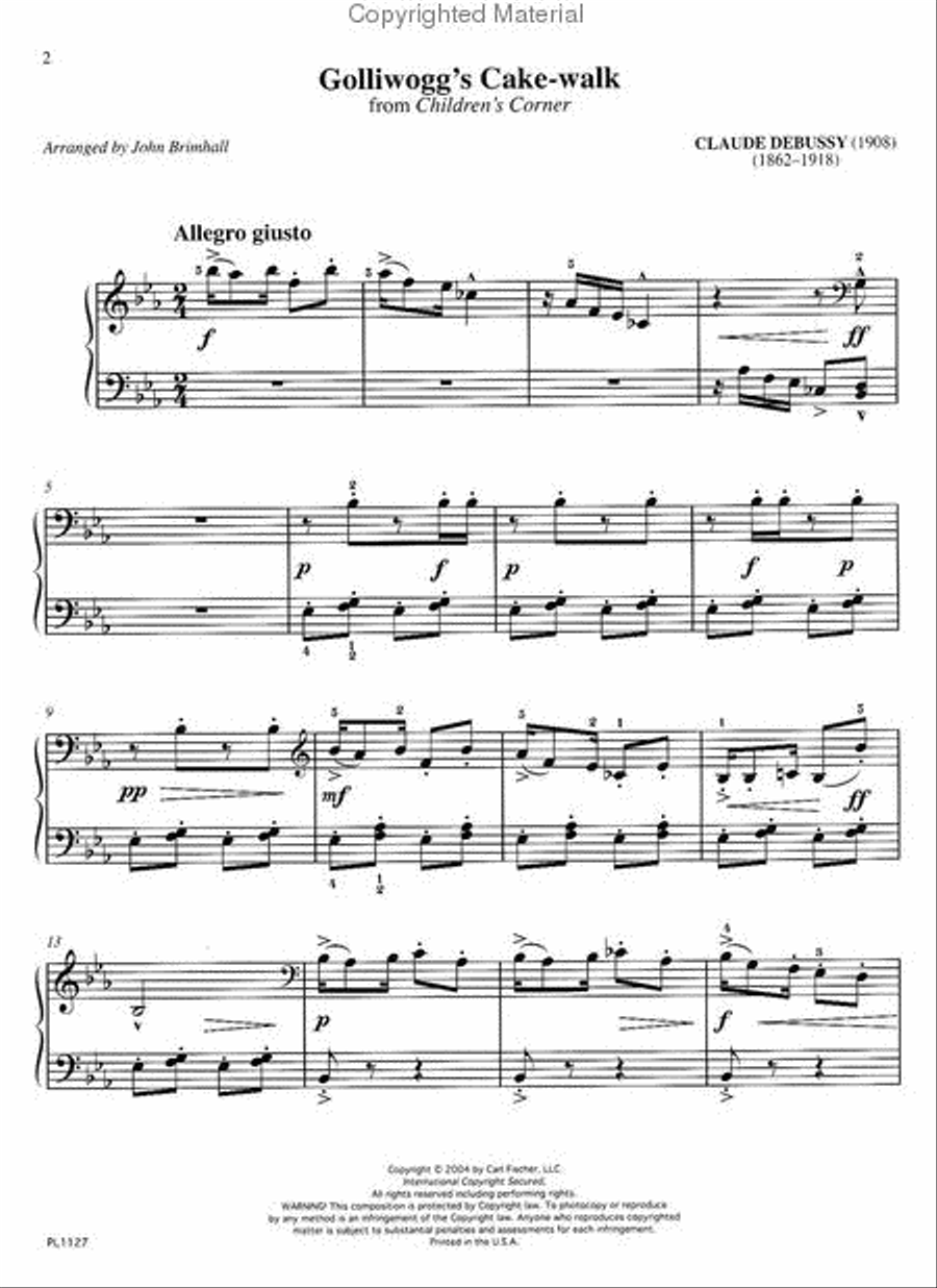Debussy Piano Solo scores gallery preview page 2