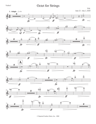 Octet for Strings (2020) violin I part