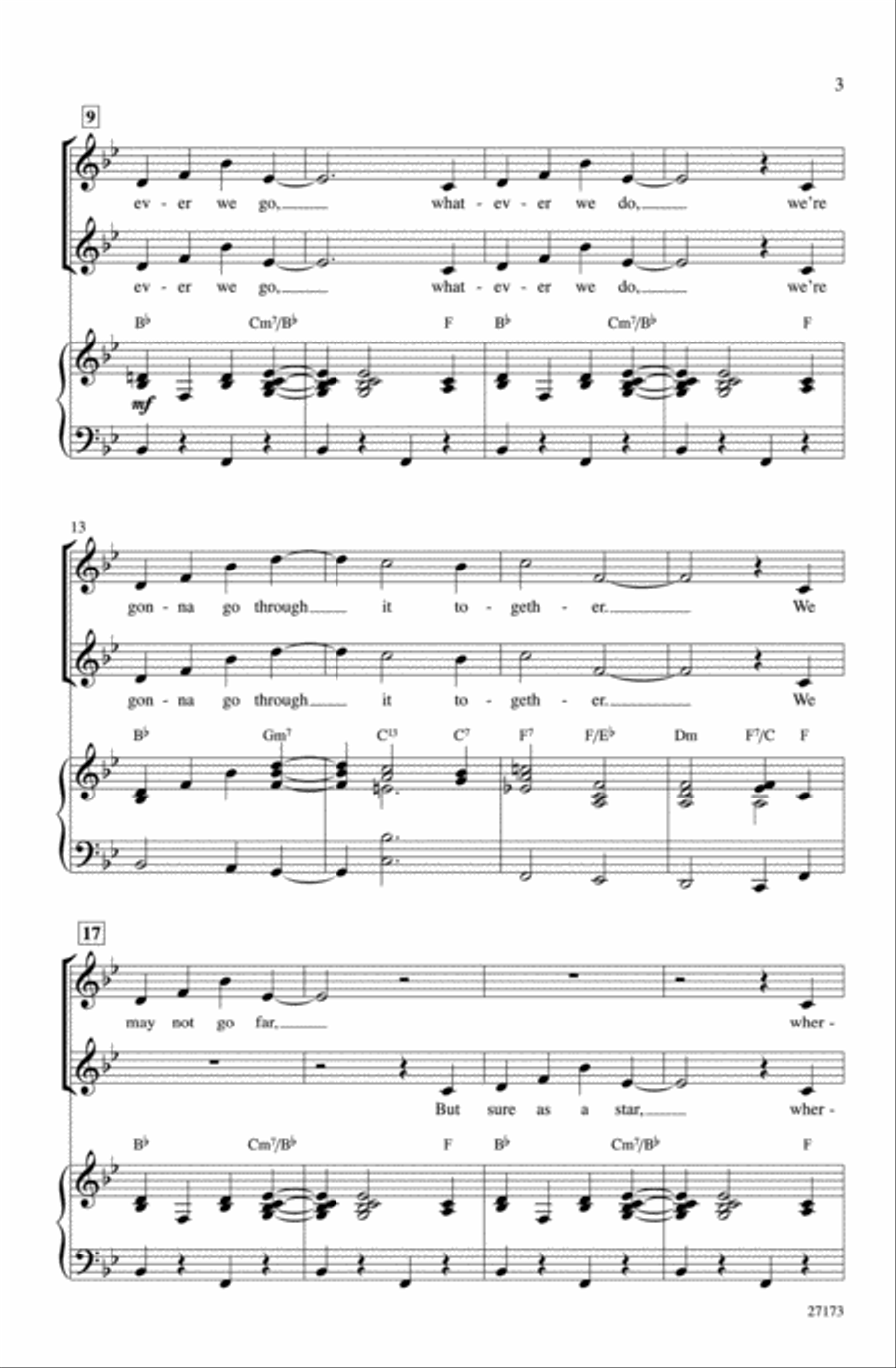 Together Wherever We Go Together Wherever We Go Women's Choir scores gallery preview page 14