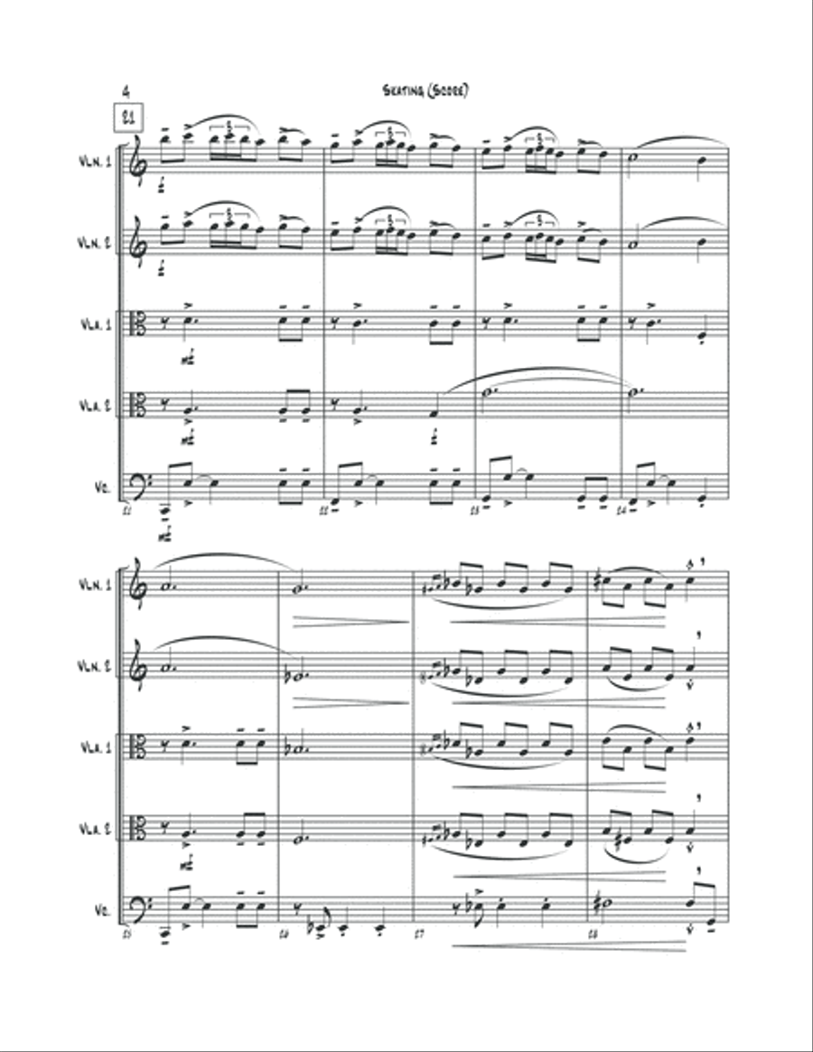Skating Skating String Trio scores gallery preview page 5