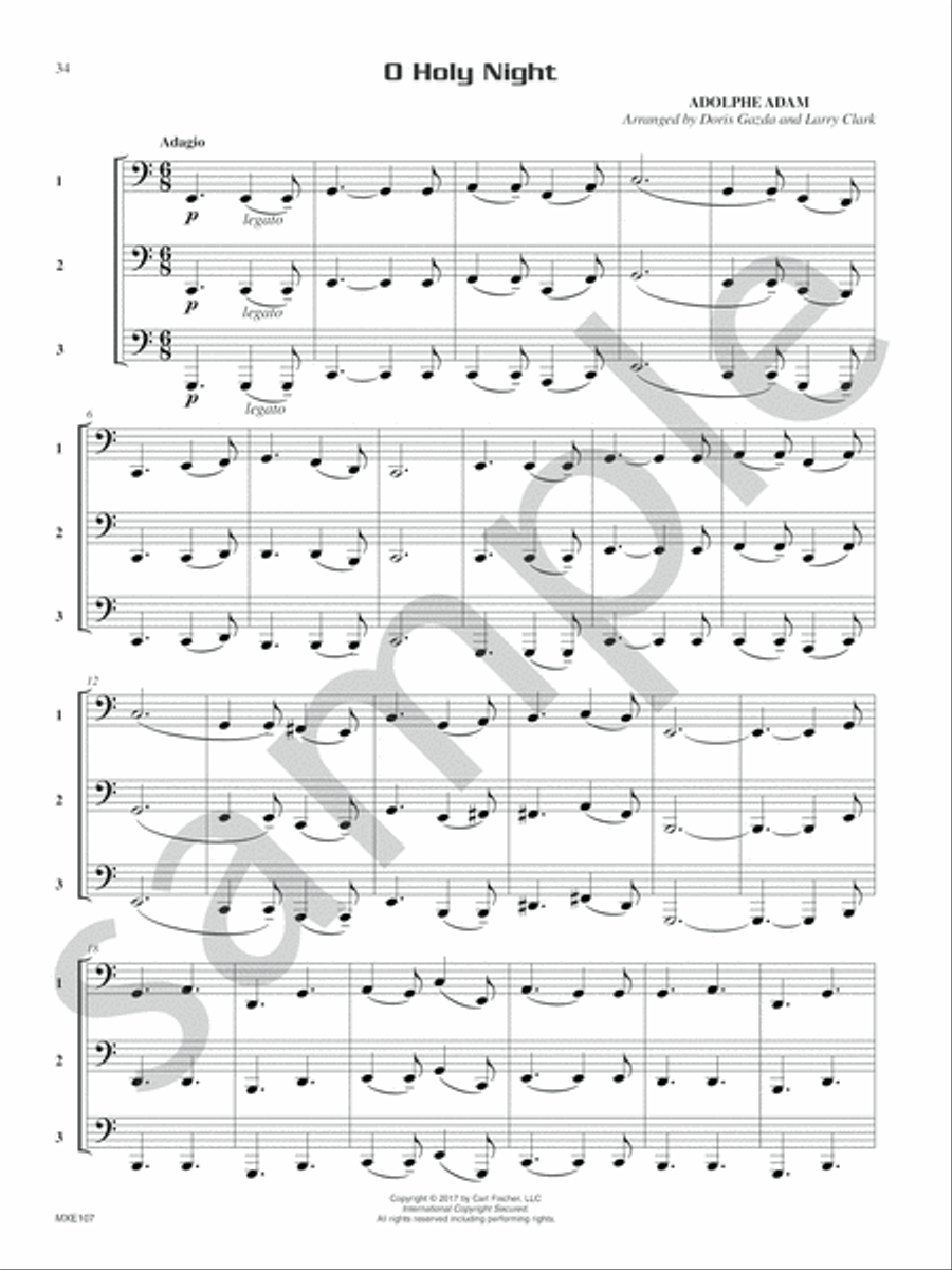 Compatible Trios for Christmas Tuba scores gallery preview page 14