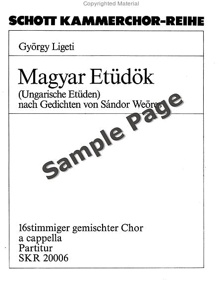 Magyar Etudok
