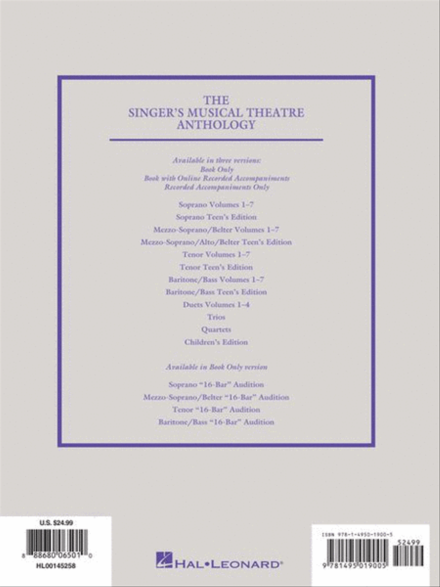 Singer's Musical Theatre Anthology – Volume 6 Voice scores gallery preview page 11