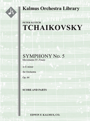 Book cover for Symphony No. 5 in E minor, Op. 64: 4th Mvt. (Finale)
