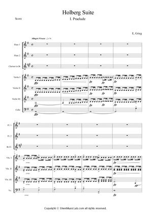 Holberg Suite Op.40, No.1 Prelude