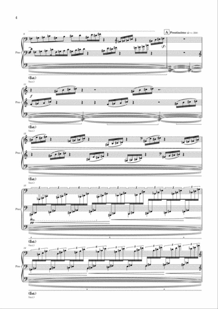 Scenes from Literature: The Infernal Whirlwind Piano Solo scores gallery preview page 4