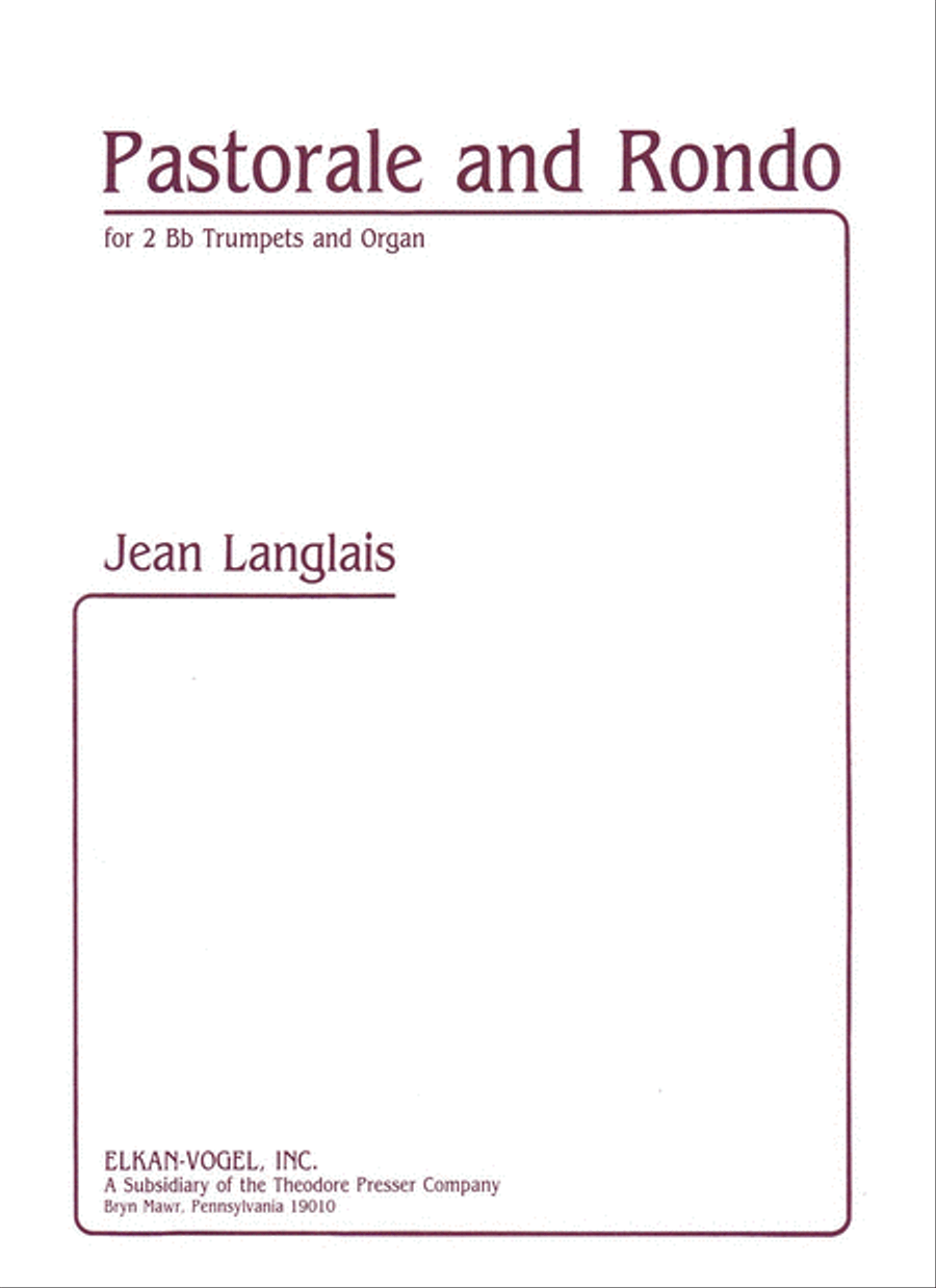 Pastorale And Rondo Chamber Music scores gallery preview page 1