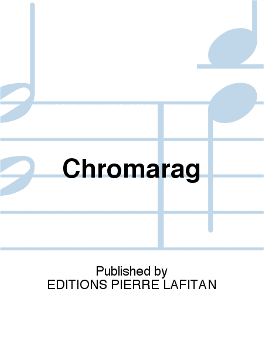 Chromarag Chromarag Saxophone Quintet scores gallery preview page 1
