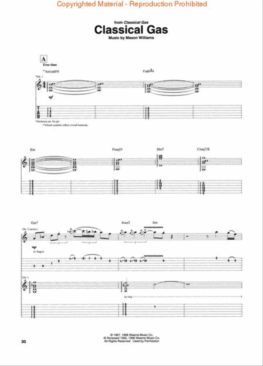 Best of Tommy Emmanuel Electric Guitar scores gallery preview page 4