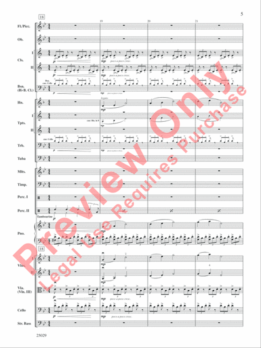 Charlie and the Chocolate Factory, Selections from the Original Movie Soundtrack Full Orchestra scores gallery preview page 6