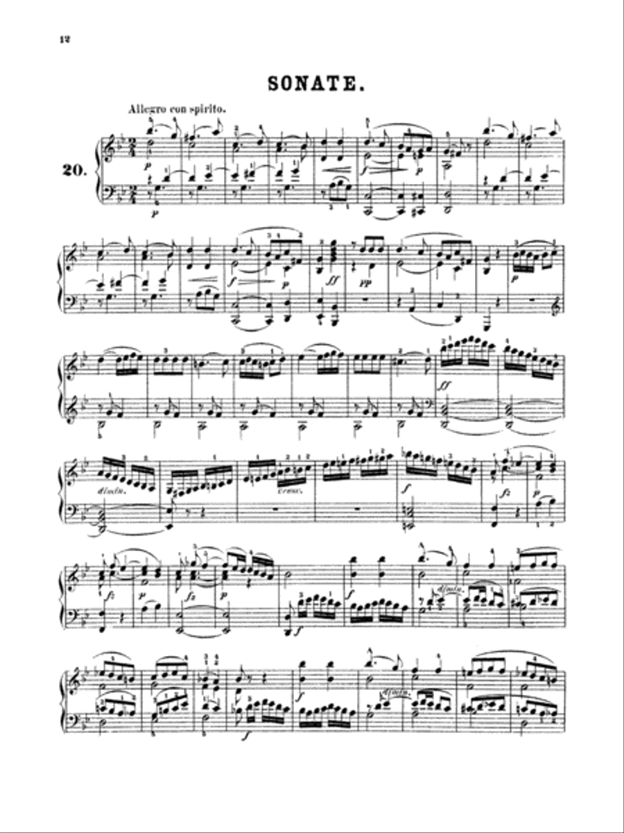 Clementi: Piano Sonatas (Volume IV) Piano Solo scores gallery preview page 1