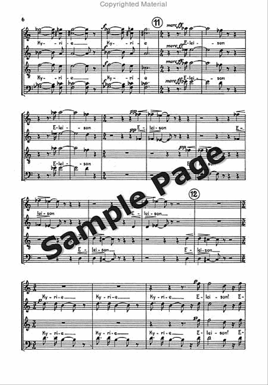 Cantata 2 Alto/chor/2 Pianos 4-Part scores gallery preview page 7
