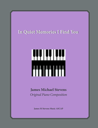 Book cover for In Quiet Memories I Find You