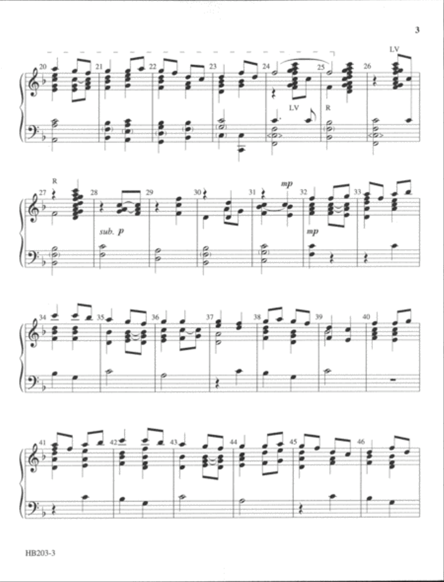 Thanksgiving! - handbell 5-Octaves scores gallery preview page 3