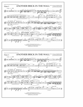 Book cover for Another Brick in the Wall - Flute 1