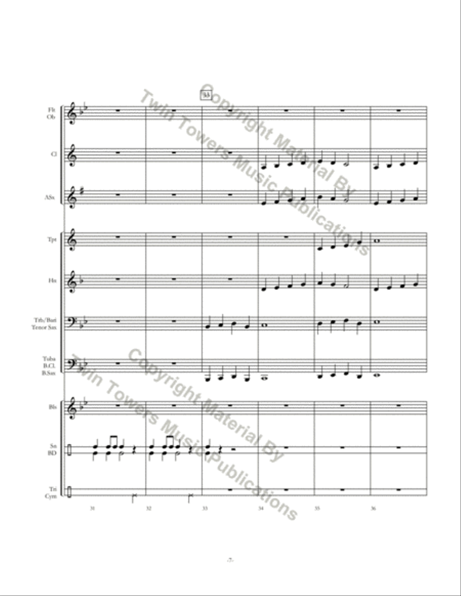 Surprise Variations Surprise Variations Concert Band scores gallery preview page 8