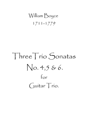 Three Trio Sonatas No.4,5 & 6