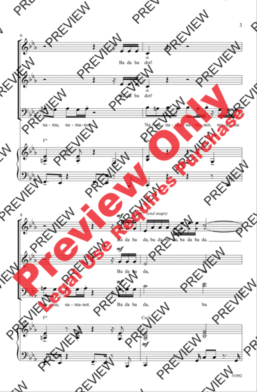 Beethoven's Fifth 3-Part scores gallery preview page 3