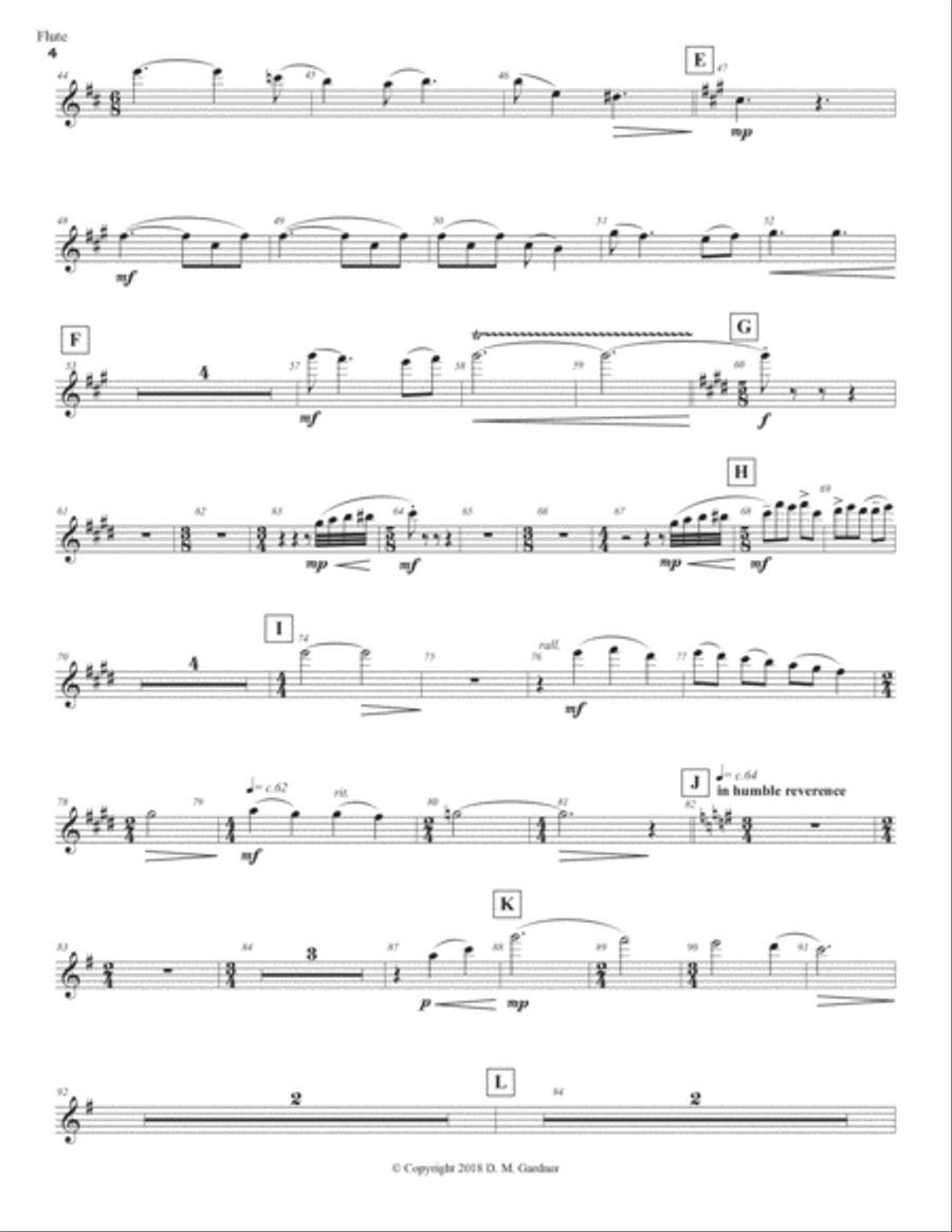 Requiem - The Promise of Eternity (INSTRUMENTAL PARTS) 4-Part scores gallery preview page 4