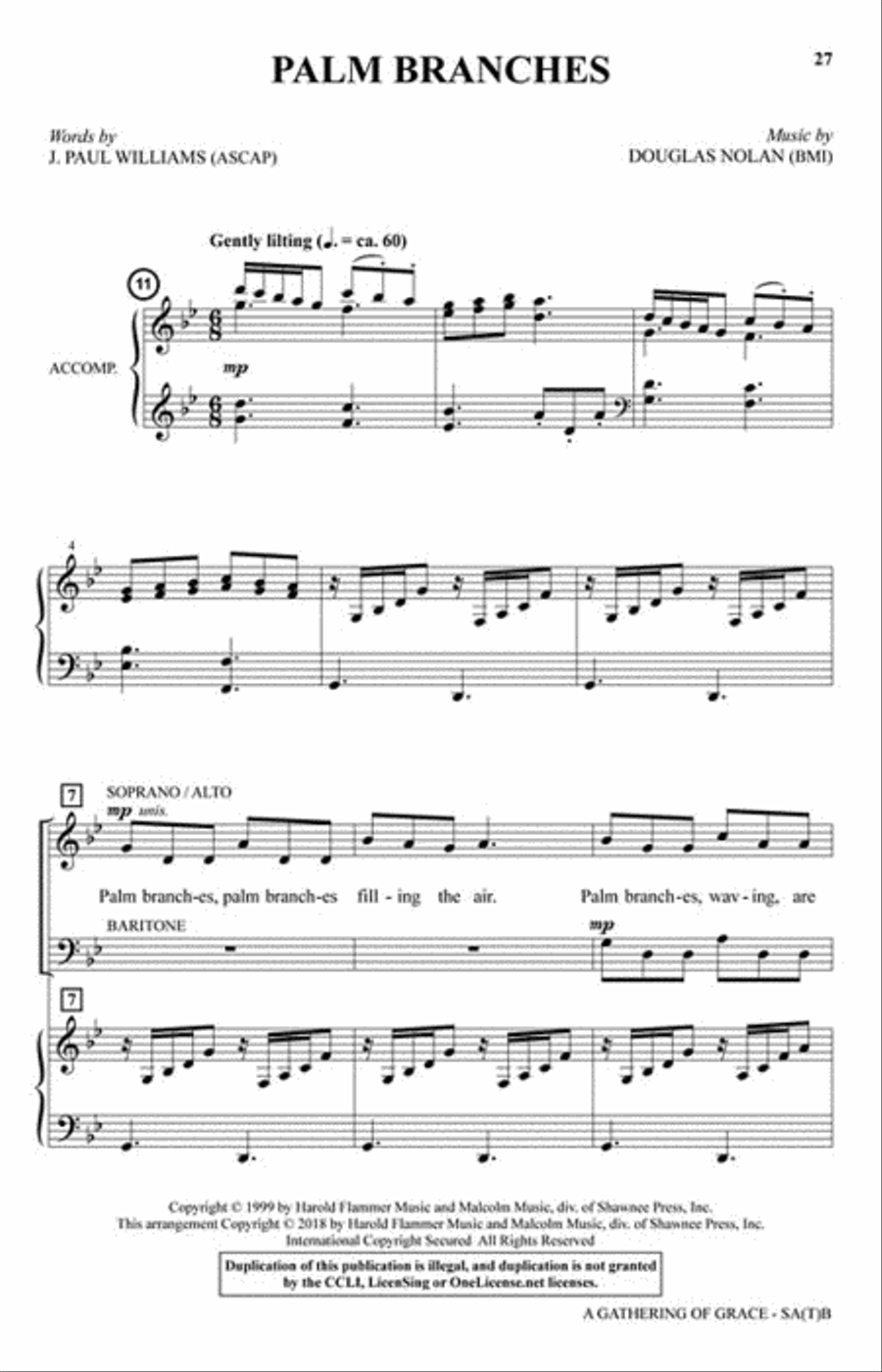 A Gathering of Grace Choir scores gallery preview page 4