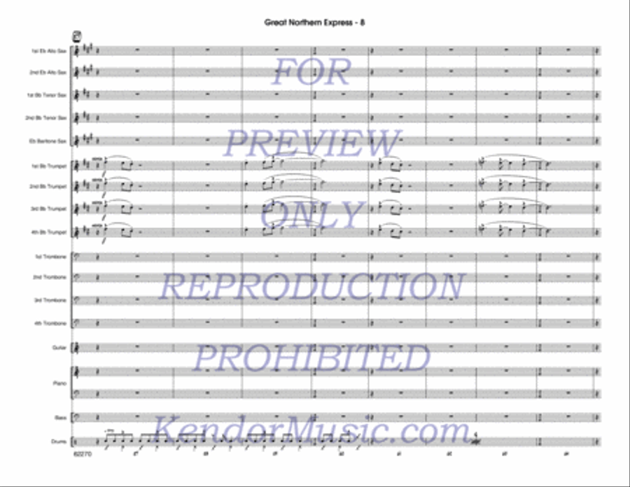 Great Northern Express Jazz Ensemble scores gallery preview page 9