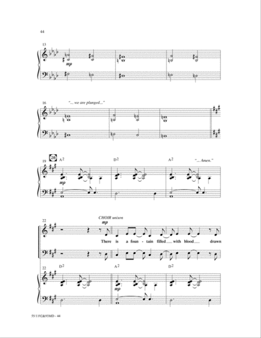 The Lamb 4-Part scores gallery preview page 25