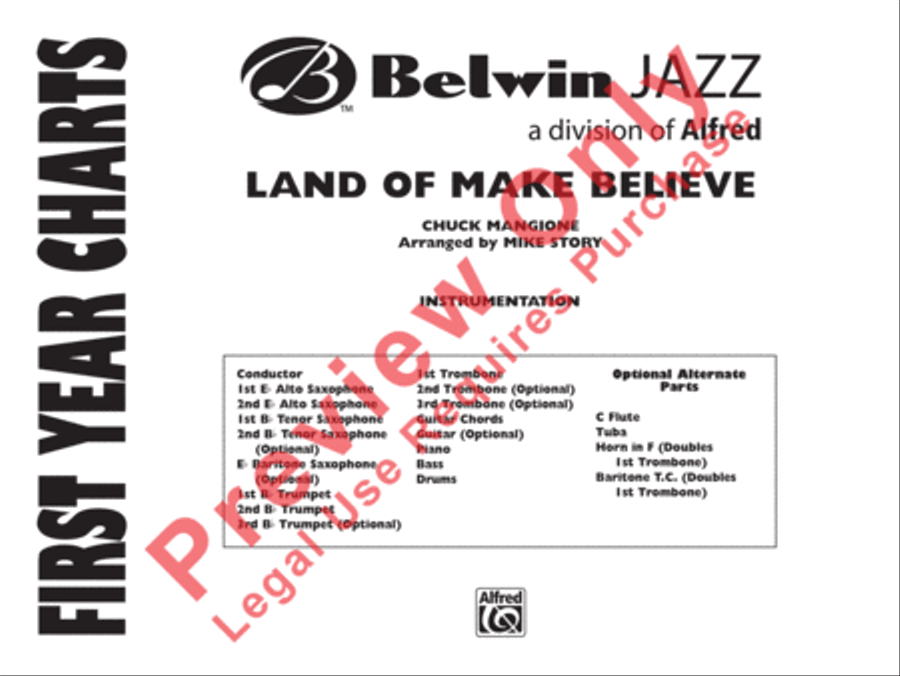 Land of Make Believe Land of Make Believe Jazz Ensemble scores gallery preview page 2