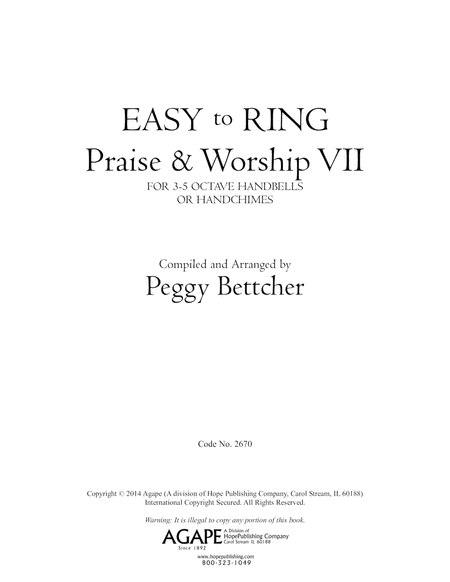 Easy To Ring Praise & Worship VII